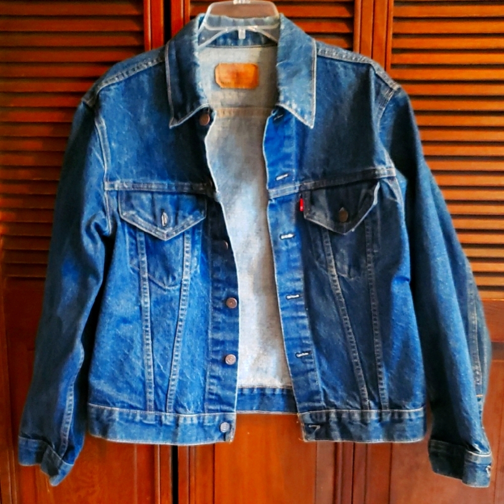 Vintage 1990s Levi Blue  Trucker Jacket